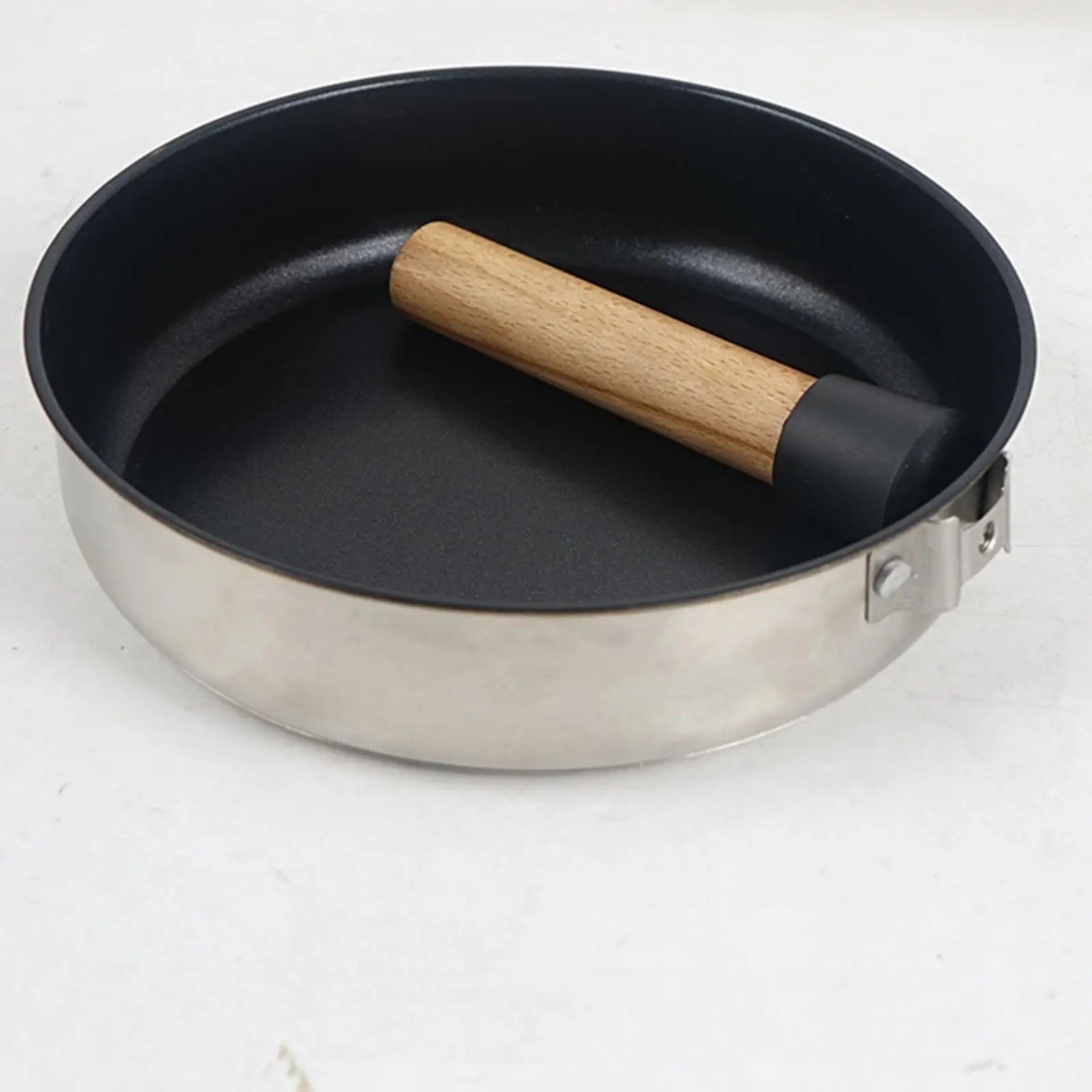 Non Stick Frying Pan Nonstick Flat Griddle Pan for Backpacking Fishing