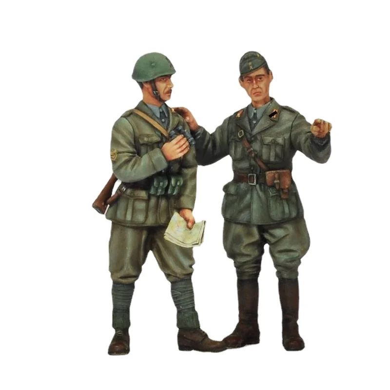 Kit Figure In Resina 1/32 (54 Mm) – Combattimento Antichi Soldati 2 Uomini Con Base, Non Assemblato