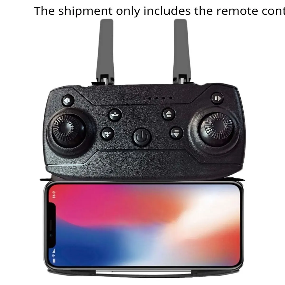 Vue d'ensemble du kit d'accessoires pour drone E88pro avec batterie et câbles de charge