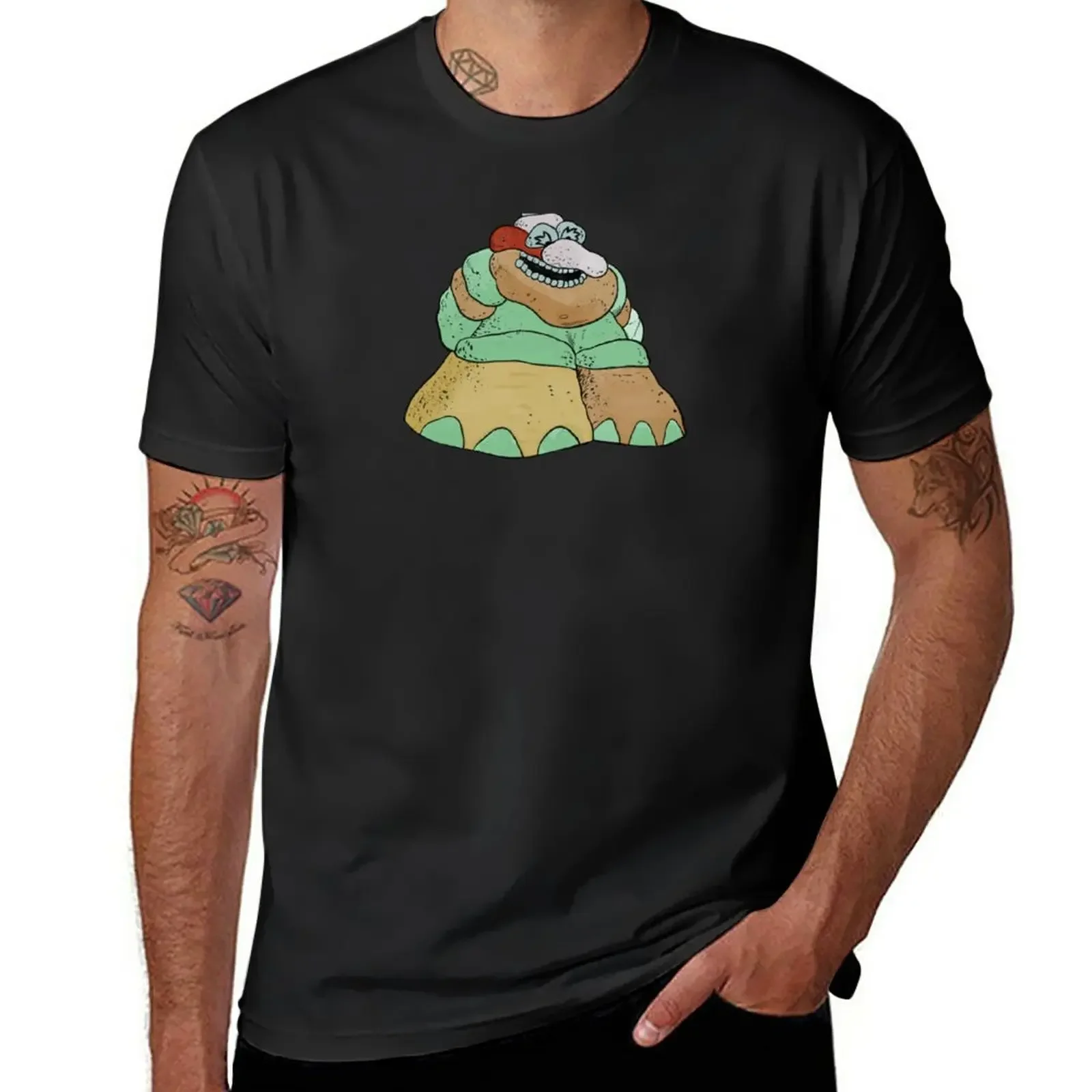 

The Rock Man T-Shirt summer clothes sports fans Short sleeve tee men