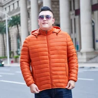 Men's padded jacket winter padded jacket plus size men's jacket loose coat 8XL 10XL 9XL Removable hat winter men 7XL 11XL 2