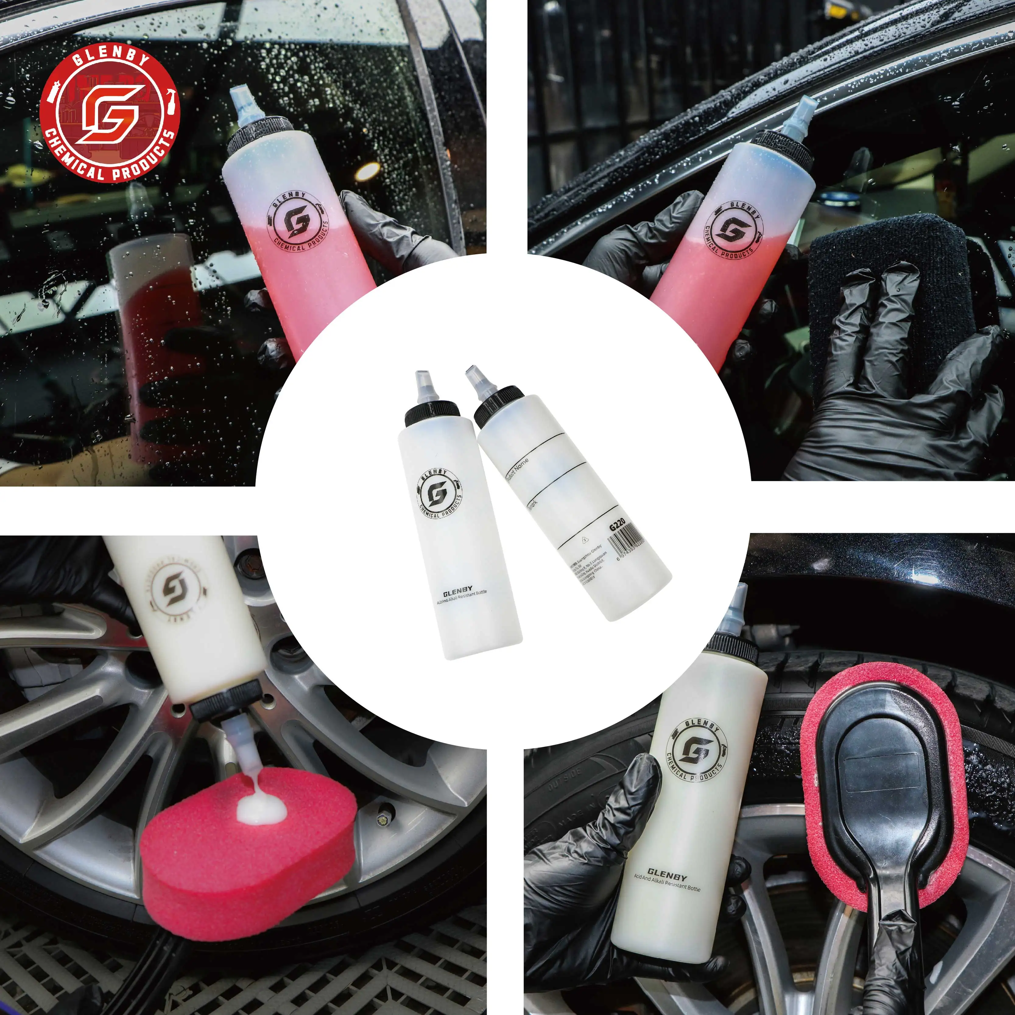 Bottled car beauty push-pull car wash polishing abrasive decontamination wax acid and alkali resistant wax separating jar