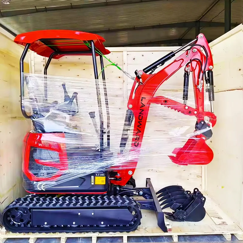 XT18U Hydraulic Mini Excavator 1.8 Tons China Farm Mini Excavator EPA KUBOTA Engine 1800kg Cab Mini Excavator Europe Customized 1