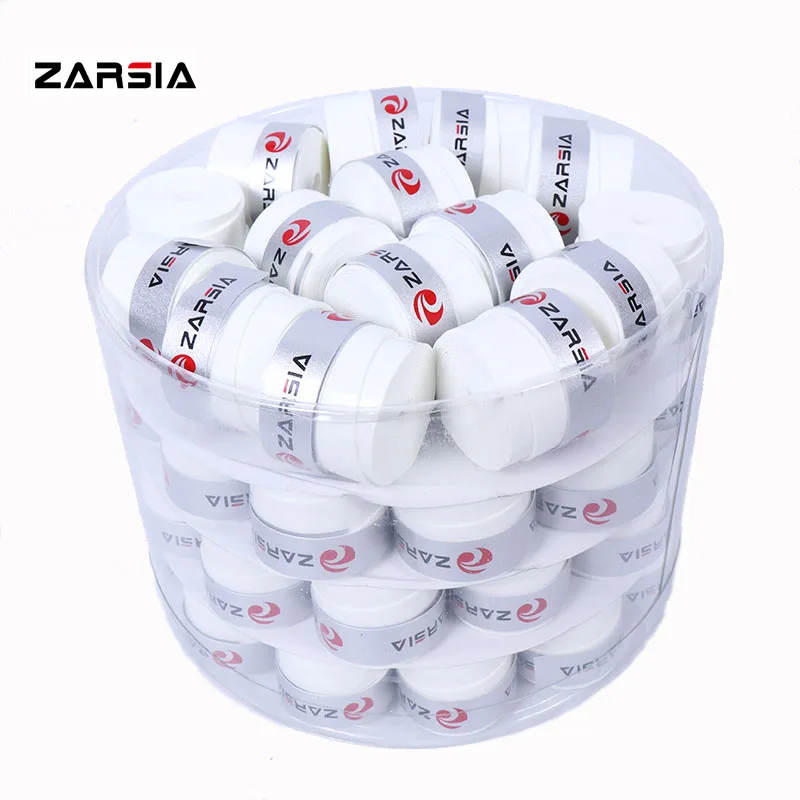 ZARSIA-Thin Sticky Anti-skid Tennis Racket Grip Sweatband Badminton Grips Overgrips 60Pcs tennis badminton grips