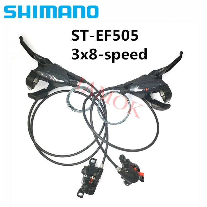 SHIMANO ST-EF505 Schalt-/Bremshebel – Hydraulische Scheibenbremse, Mit Reach Adjust Und Optischer Ganganzeige