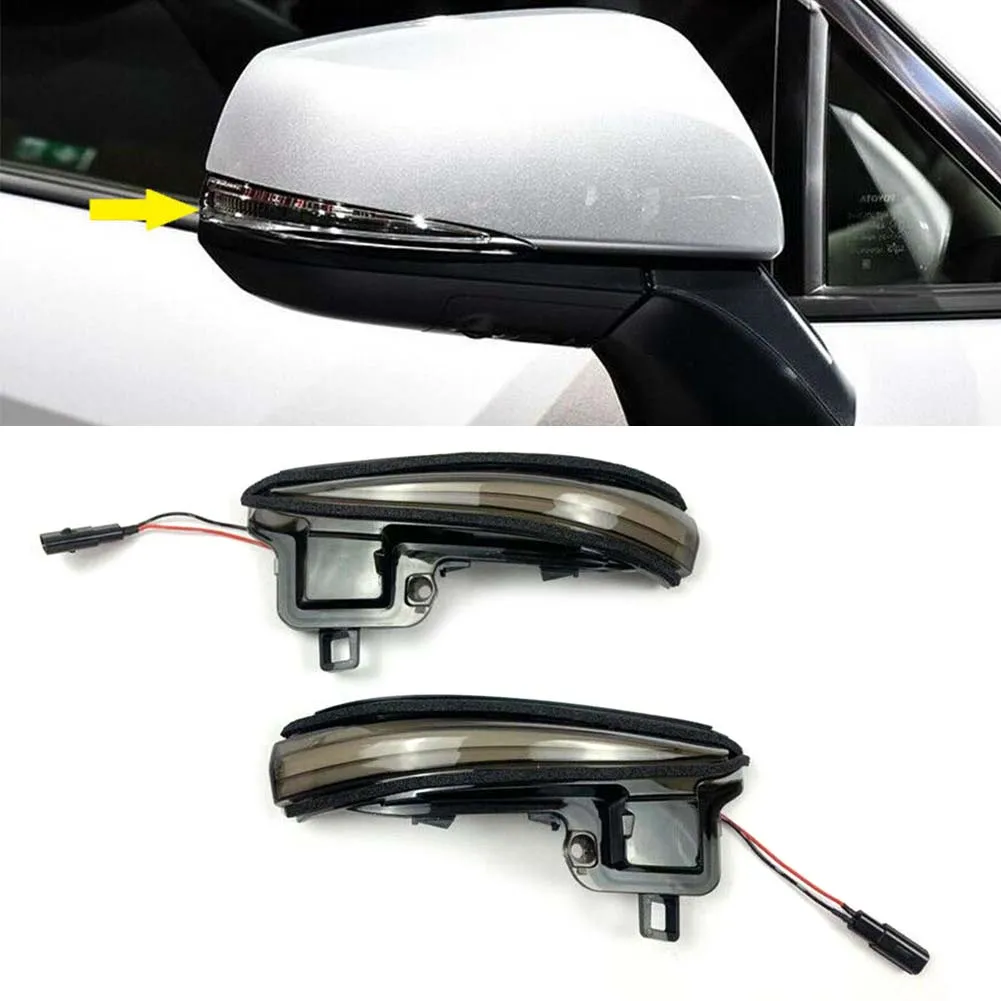 

2x Auto Rearview Side Mirror Dynamic LED Turn Signal Light Lamp For Toyota RAV4 2019-2020 / Tacoma 2016 2017 2018 2019