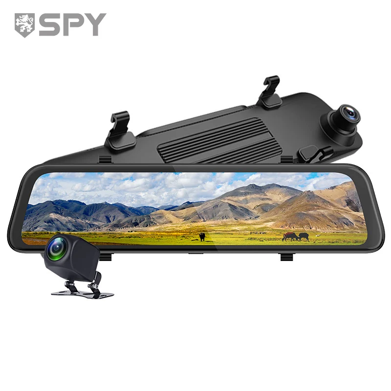 Spy 12 "Pollici Dash Cam Car Dvr Android Specchietto Retrovisore