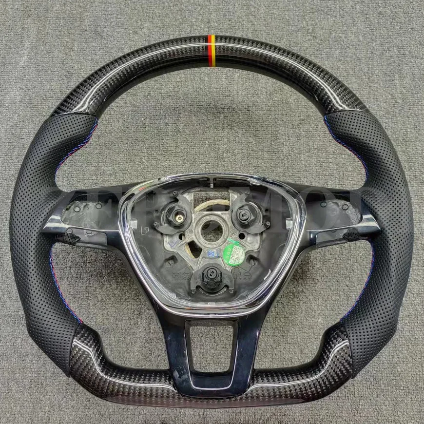 

100% Real Carbon Fiber Steering Wheel For VW Volkswagen Tiguan