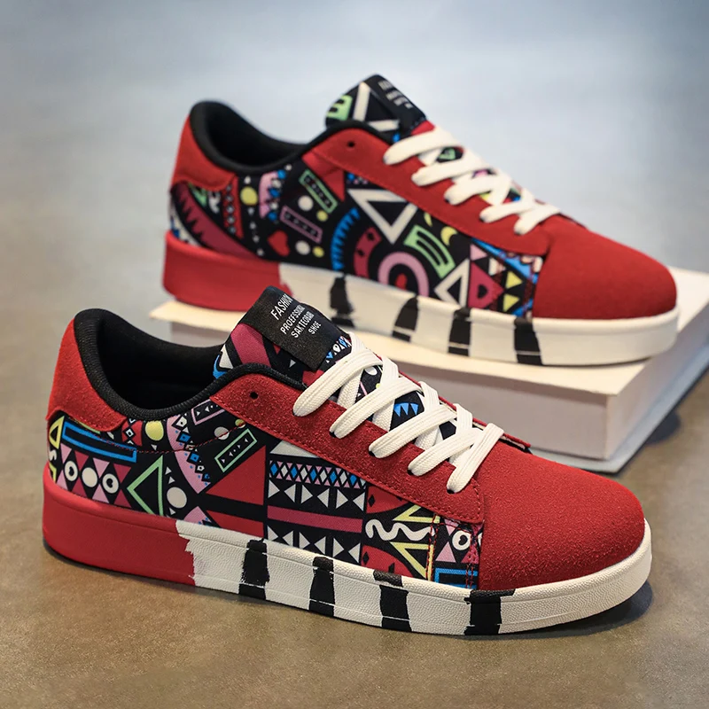 YRZL Skateboard Shoes Men Canvas Sneakers Casual Breathable Walking Shoes Lightweight Flat Shoes for Men Street Trend Sport Shoe 2