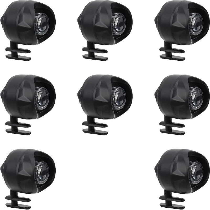 black 8pcs