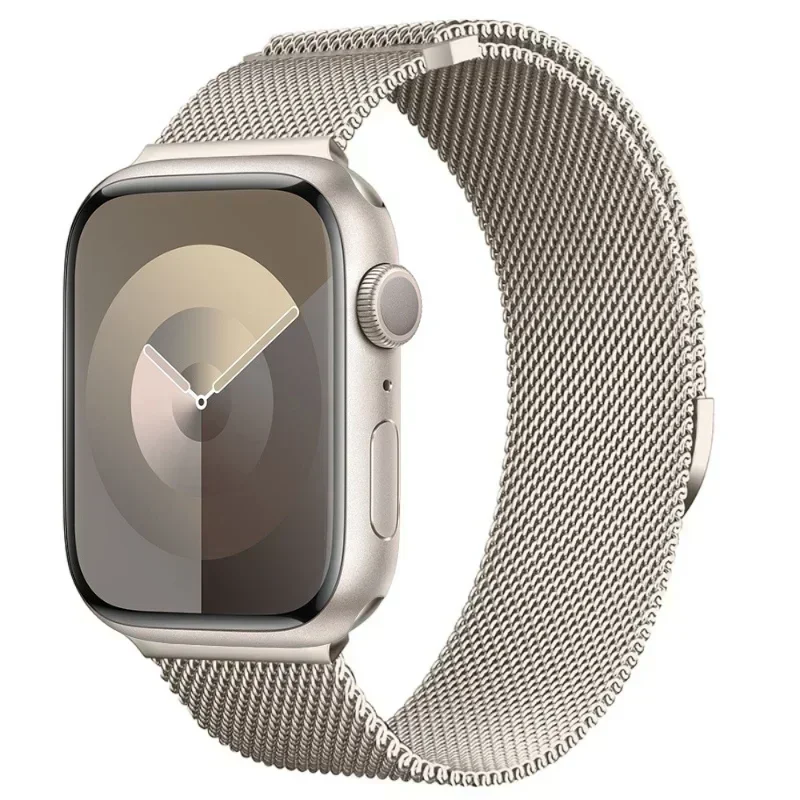 Elegant Milanese Stainless Steel Magnetic Watch Strap