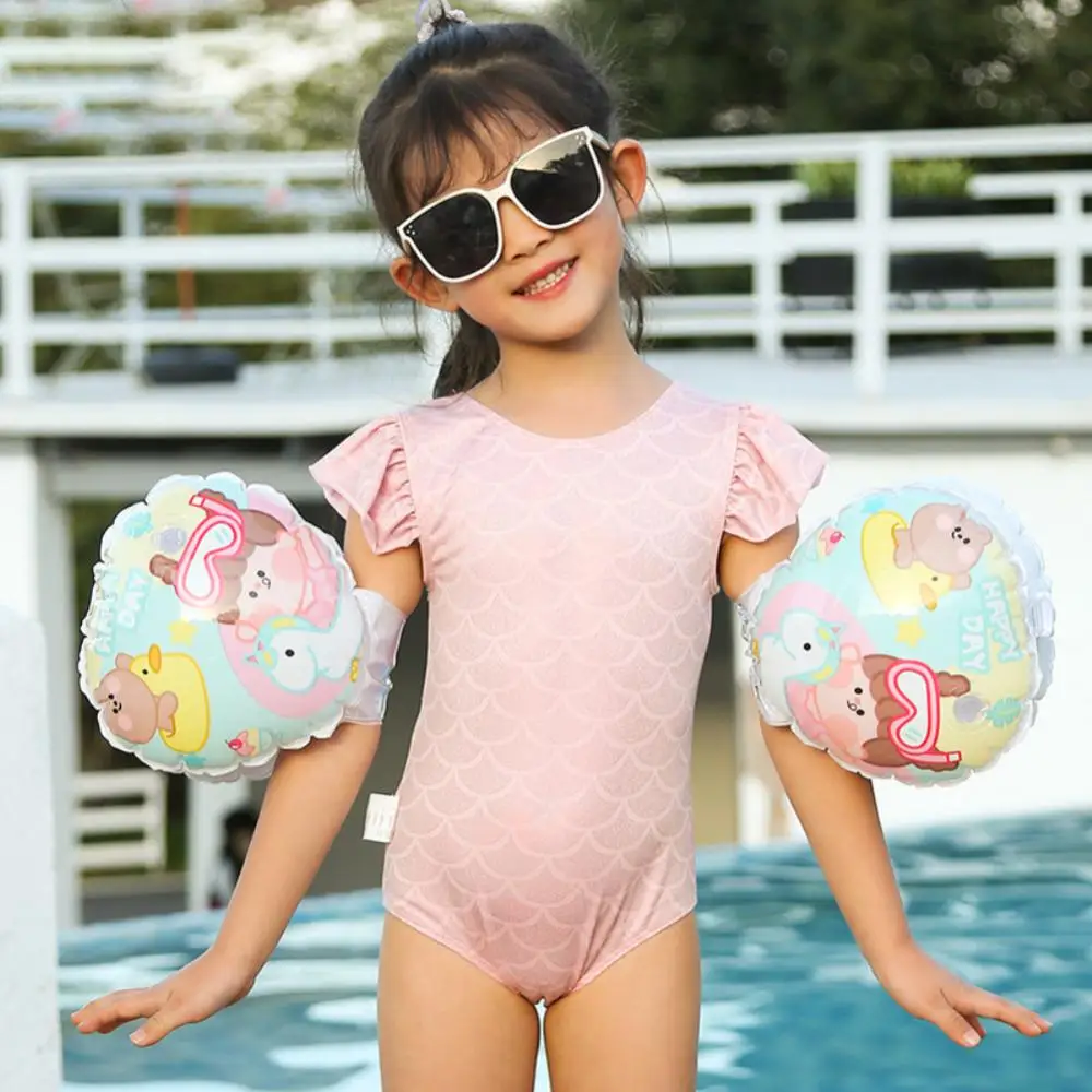 Kids Swimming Arm Ring Portable Floating Circle Kid Arm Sleeve Water Sleeve Safety Buoyancy Equipment Beginner Floating Artifact
