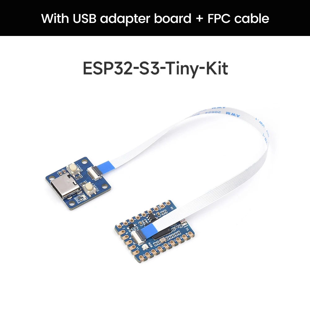 ESP32-S3 Development Board With USB-C Adapter - Dual-Core 240MHz WiFi Bluetooth