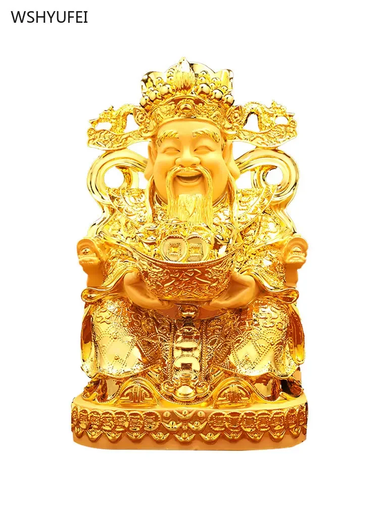 

Feng Shui God of Wealth Statue Caishen Feng Shui Decor Feng Shui Gift Statues Chinese New Year Gift 9.4 Inches Decoration Mascot