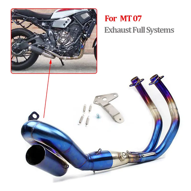 バイク用排気端サイレンサー オートバイ排気システム フロント