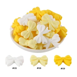 Sunrony Bowknot Silicone Beads Set for DIY Jewelry and Accessories - Pack of 10 (10pcs Set 6)