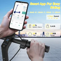 AOVOPRO LP10 500W Scooter électrique 42V 10.5Ah 35 KM/H 35KM longue portée 10 pouces avec Absorption des chocs scooter pliable intelligent 2