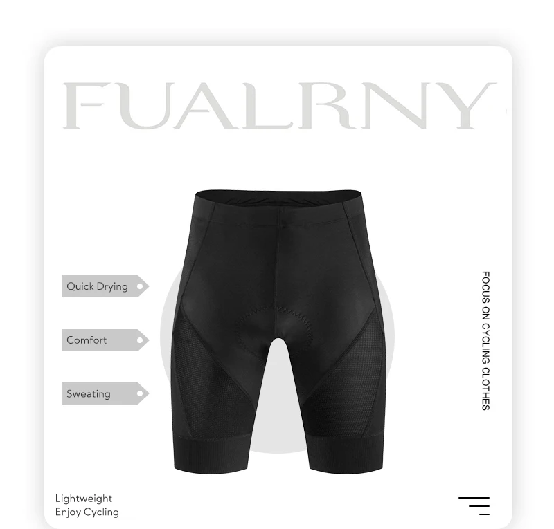 Description Picture 2 of itemTour Of Italy Elastic Interface Padded Bike Shorts Cycling Bicycle Shorts Comfortable Road Biking Pants 2 Pocket Tights Slim Fit