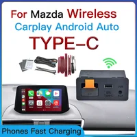 Wireless type-c CarPlay Android Auto Adapter UBS Hub OEM for Retrofit Mazda 2 3 6 CX3 CX5 CX8 CX9 MX5 Demio Miata TK78669U0C Kit 1