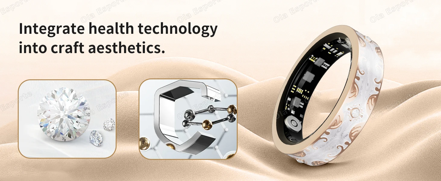 Smart Ring For Health Management Blood Pressure Heart Rate Sleep_voghion.com