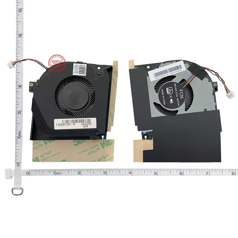 

GZEELE New Laptop Cpu Cooling Fan For DELL Alienware M15 R1 0PDMM0