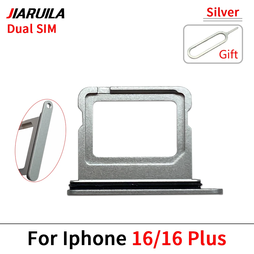 Accessoire Réparation IPhone Support Carte SIM IPhone 14 Pro/Pro Max - Remplacement Tiroir SIM Avec Joint étanche Violet Plateau SIM étanche Violet Compatible - Foto 11