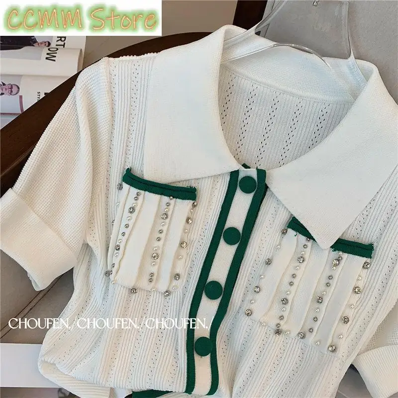 New Women's Suit Summer Women's Summer Small Man Casual Fashion Trendy Sports Wide Leg Pants Two-piece Set