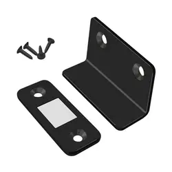 Ultra - Thin Magnetic Door Closer and Cabinet Latch (Black 1)