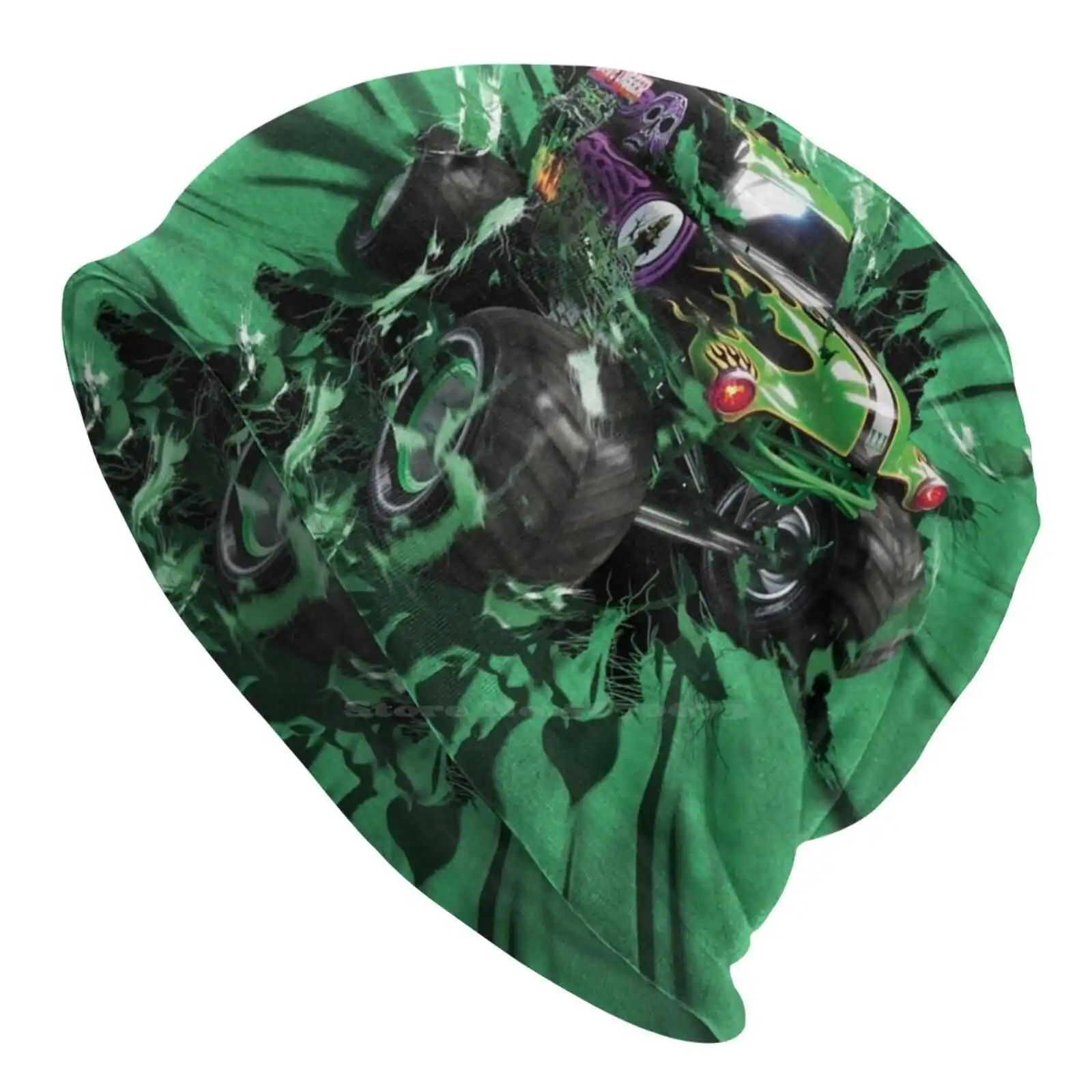 Monster Truck Cappello Lavorato A Maglia Warm Beanie Outdoor Caps Monster Truck Fan Digger Grave Monster Trucks Monster Truck Jam Monster