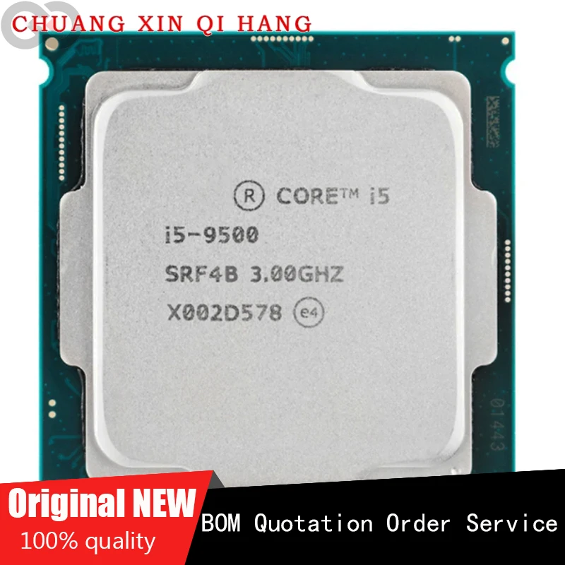 Per Processore Intel Core I5-9500 I5 9500 3.0Ghz Six-Core Six-Thread Cpu 65W 9M Lga 1151