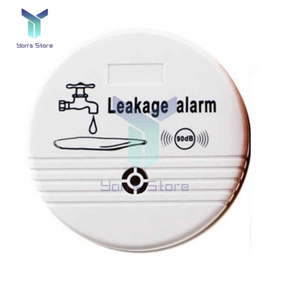 Home Alarm Water Leakage Alarm Detector 85dB Independent Water Leak ...