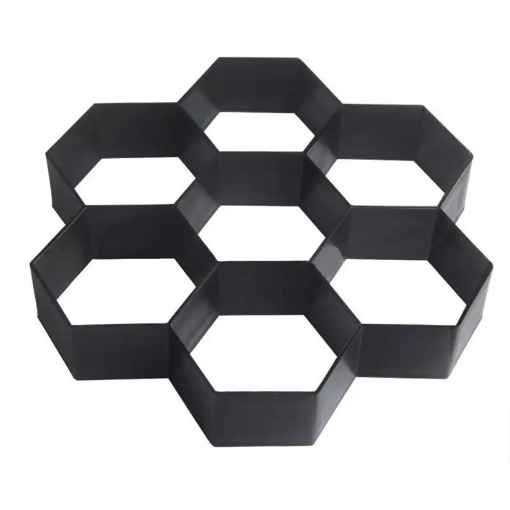 Reusable Plastic Path Maker Paver Molds Diy Garden Stone Brick Concrete Mold Irregular Brick Path Paving Paver Cement concrete molds garden path molds