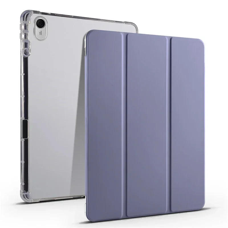Versatile PU Leather Tablet Case with Pencil Holder - Soft Cover