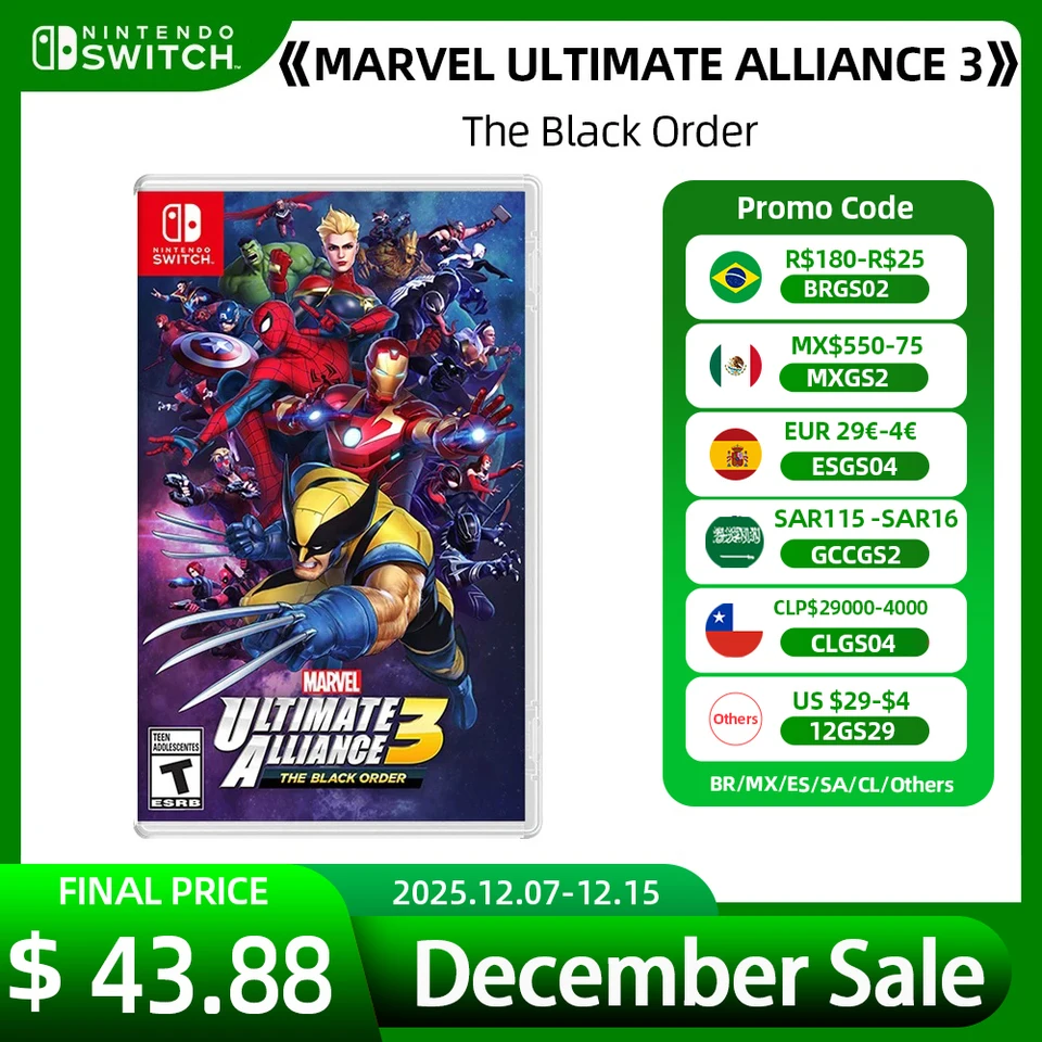 Acquista MARVEL ULTIMATE ALLIANCE 3: The Black Order NINTENDO SWITCH Key 🏷️ al miglior prezzo