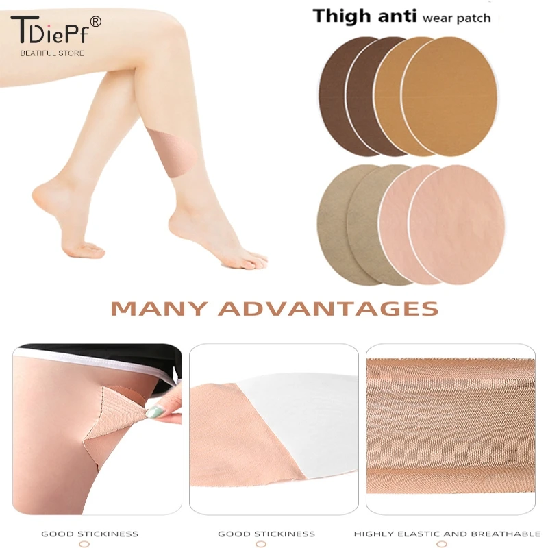 

1*Anti-Wear Stickers Invisible No Trace Thigh Tapes Disposable Anti Chafe Thigh Patch Portable Body Anti-Friction Pads For Women