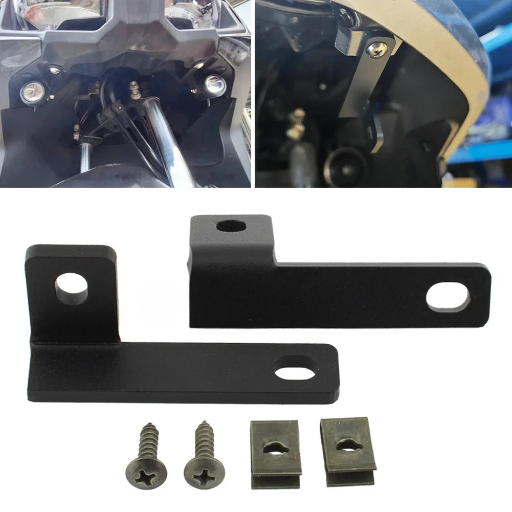 혼다 PCX160/150 ADV160/150용 개조 액세서리 1쌍 오토바이 히든 안개등 장착 브래킷 스팟 라이트 홀더