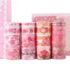 16 rolls/box of spring cherry blossom-themed washi tape, cherry blossom pattern tape and book decorations, gifts for the family 1