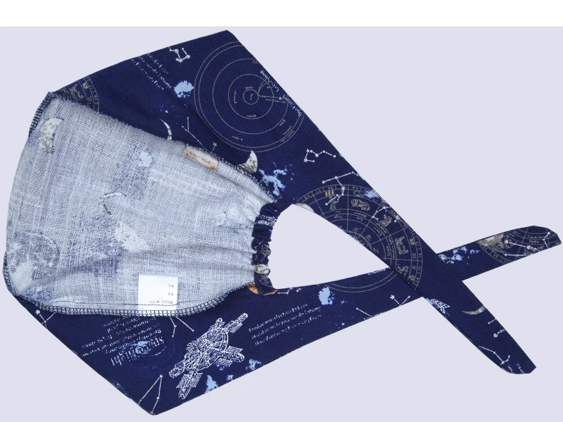 Marineblaue Skullcaps mit kurzen Haaren, Unisex, Scrubs-Stillmützen für Ärzte, Zahn, Haustier, Krankenhaus, Arbeitskappe M196 – Detail 5