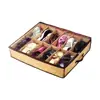 1 Piece Under Bed Shoe Storage Organizer, can accommodate 12 pairs of shoes, with transparent window, breathable, foldable 1