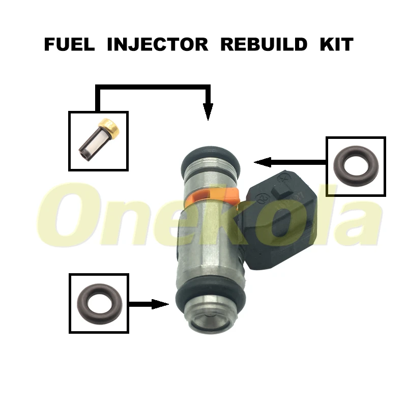 

Fuel Injector Service Repair Kit Filters Orings Seals Grommets for Fiesta Ecosport 1.6L 03-06 IWP127 2N1 U9F 593JA IWP-127
