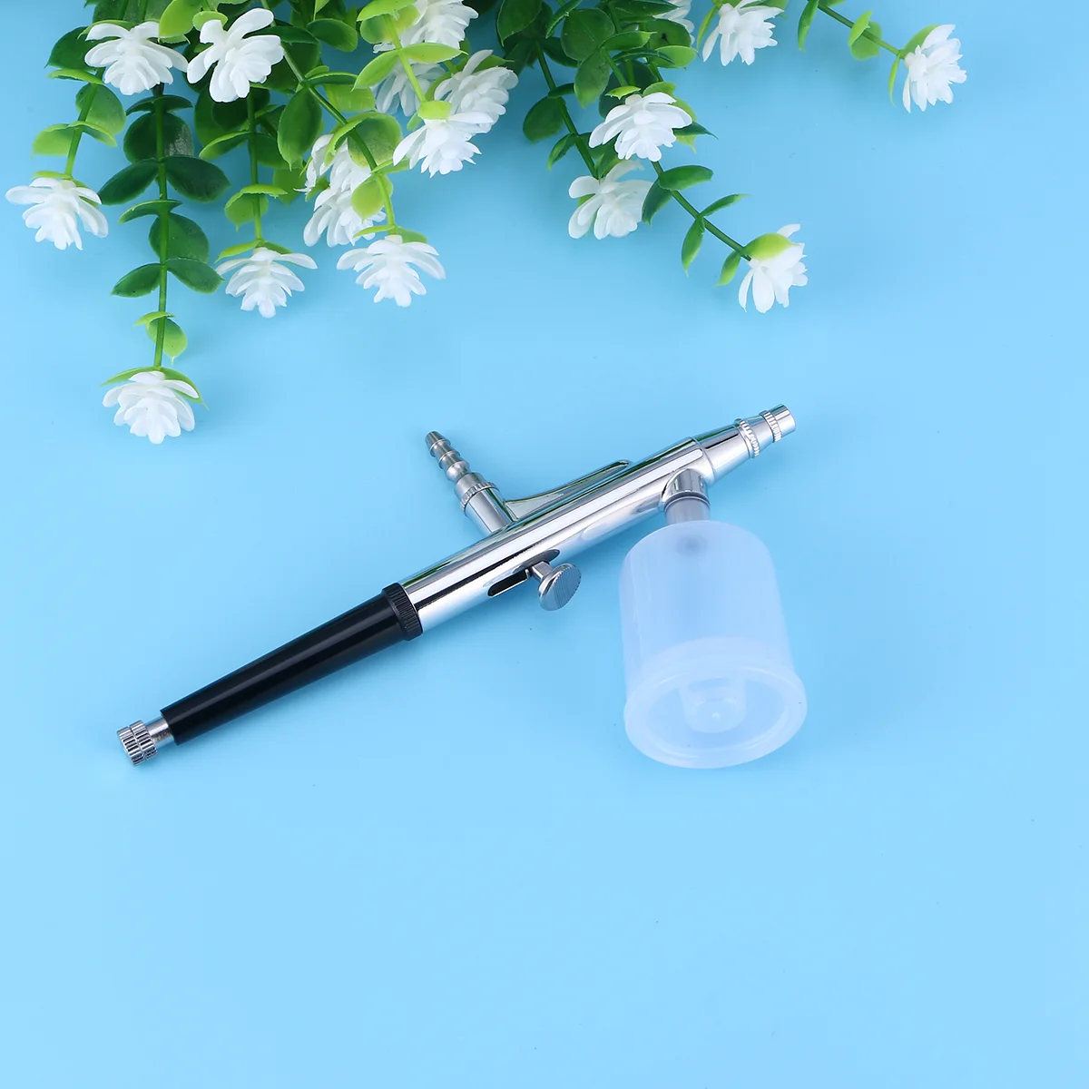 

Серебристый Аэрограф, инструмент, ручной Аэрограф для тортов, ручка-распылитель, Украшение Тортов для ногтей и маникюра