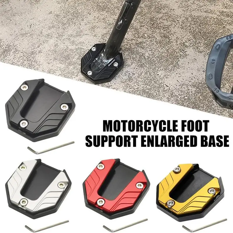 thumbnail image 2 of Motoforti Motorcycle Kickstand – Adjustable Side Stand, CNC Aluminum Alloy (Purple) 2 of 13
