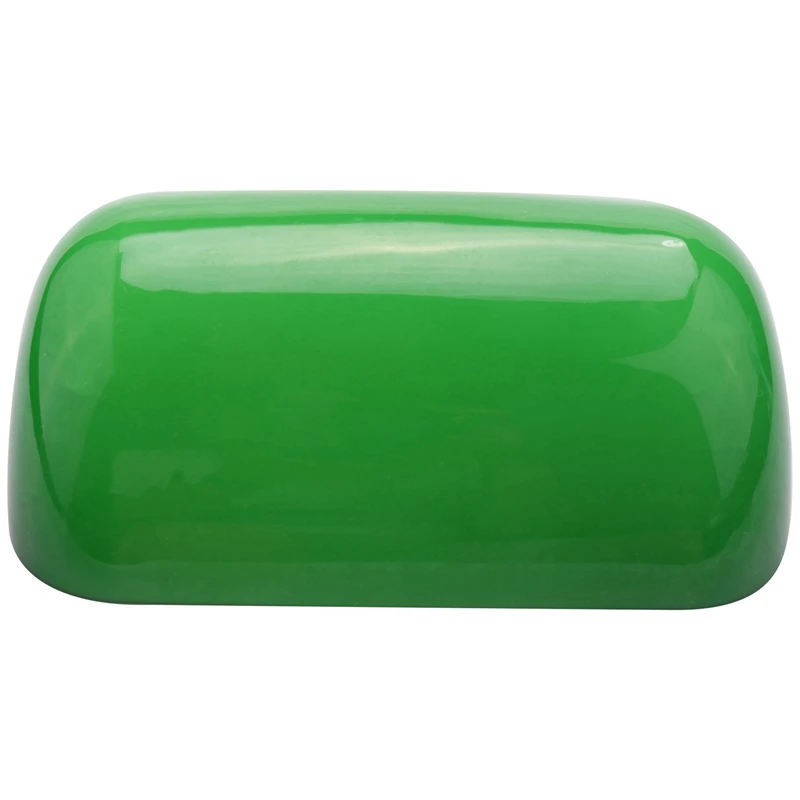 

3X Green Color GLASS BANKER LAMP COVER/Bankers Lamp Glass Shade Lampshade