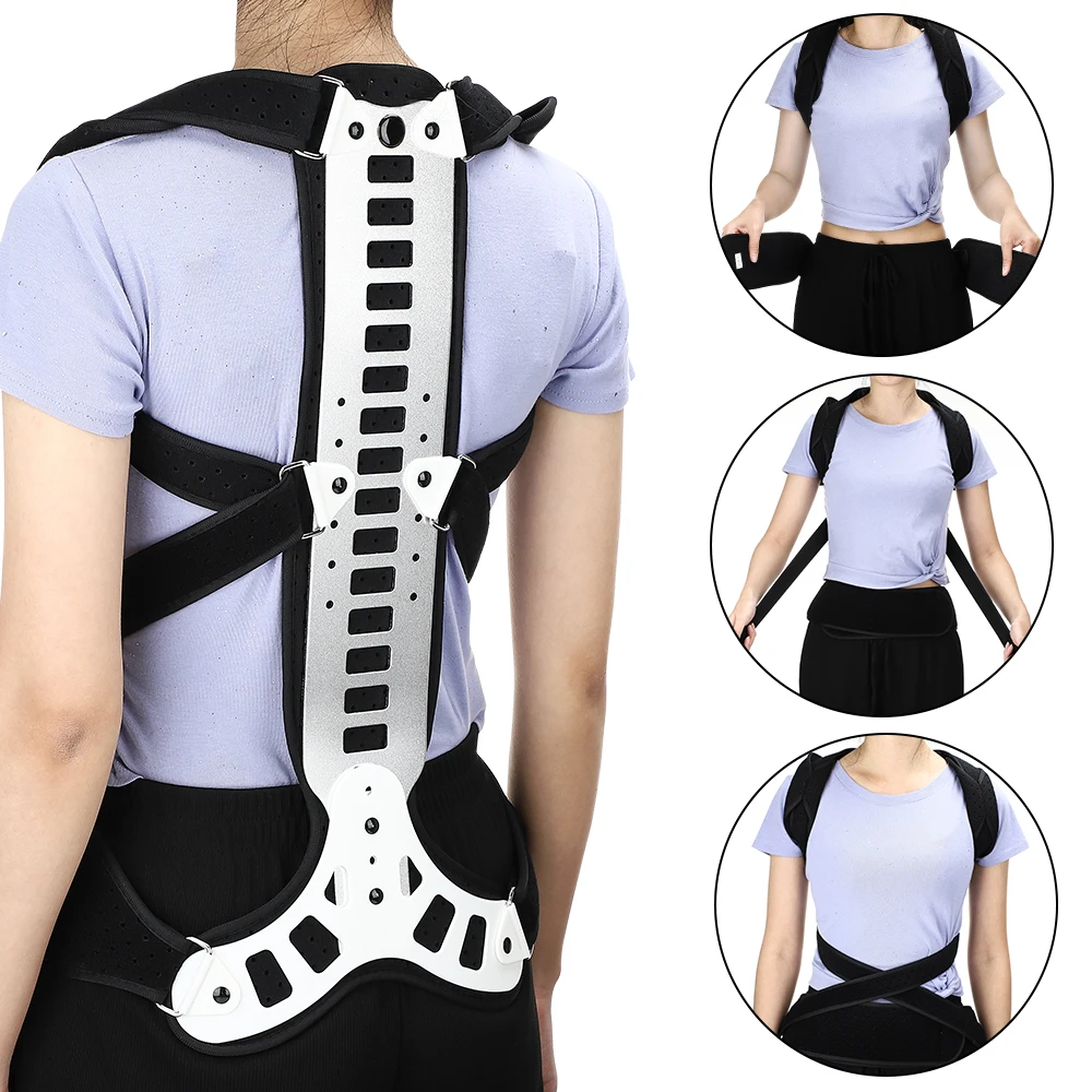 Back Support Posture Correction Shoulder Waist Lumbar Brace Support