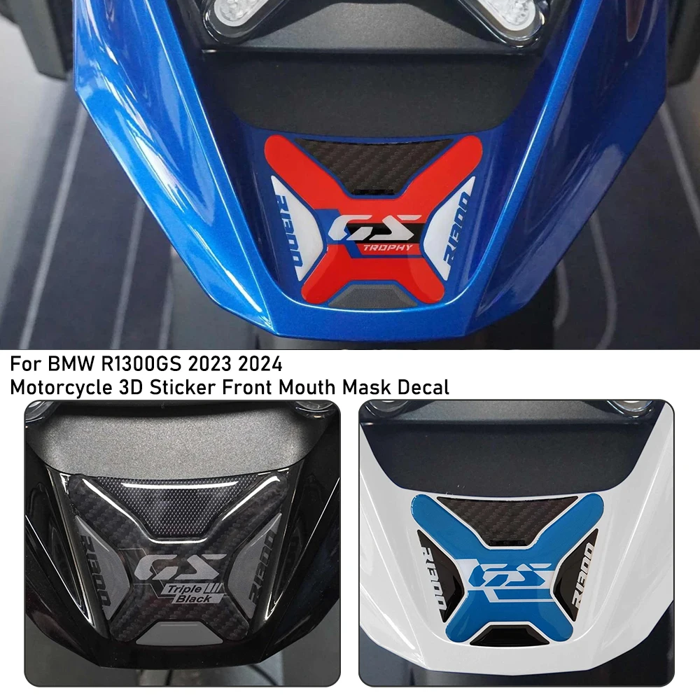 Motorcycle 3D sticker front fairing sticker Motorcycle front hood 3D sticker For BMW r1300gs R1300GS 2023 2024