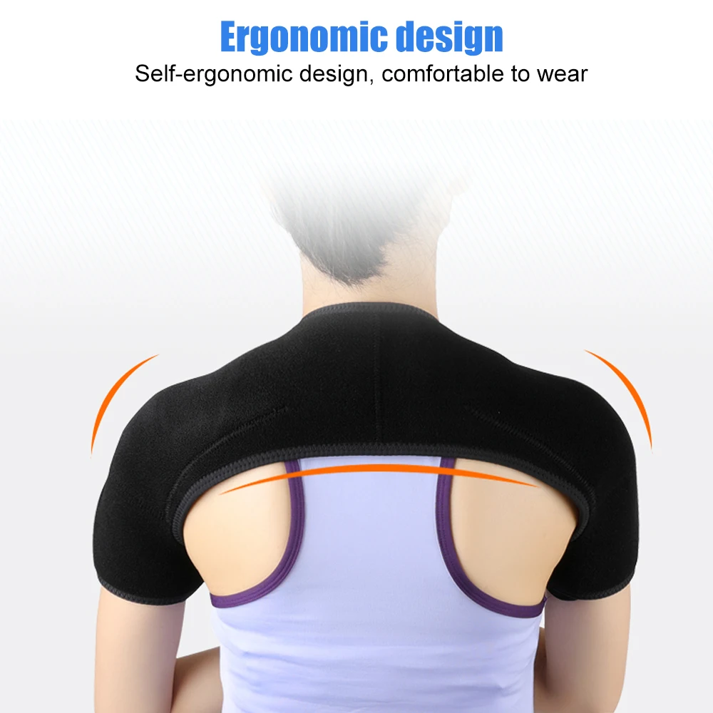  Prolineonline Double Shoulder Brace Support Compressive  Neoprene, L/XL. : Health & Household