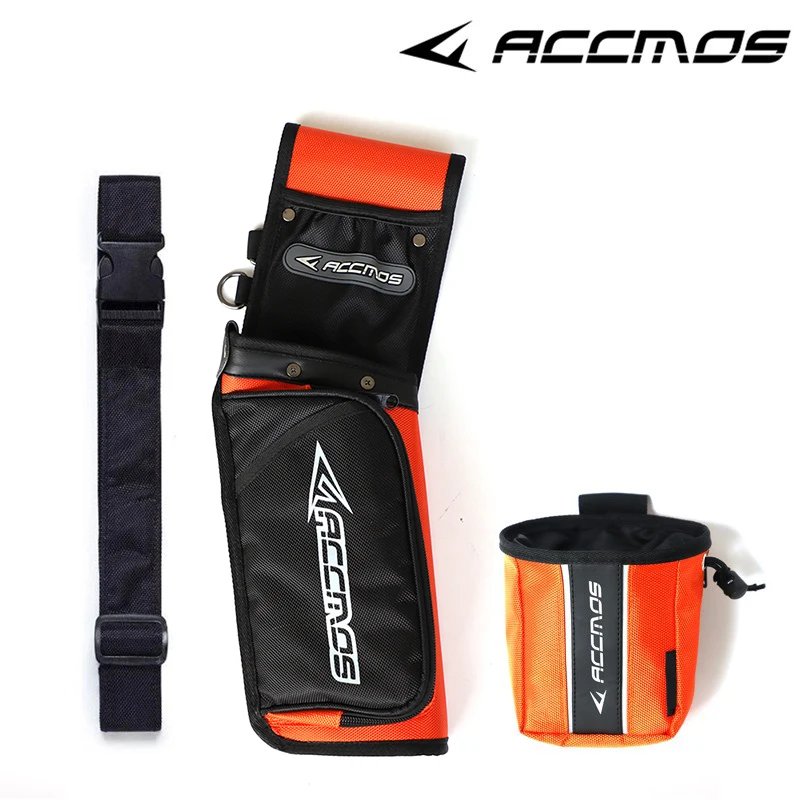 1pc Arrow Bag Portable Quiver Arrow Holder Waist Carrier Bag Compound Bow Release Pouch for Archery Hunting Shooting Accessory