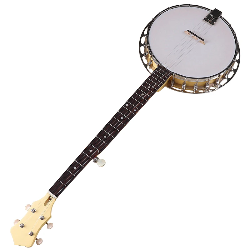 Good Quality 5 String Banjo Germany Quality Matte Finish 22F Chrome Diecast Machine Head Imported Drumhead Matte Finish