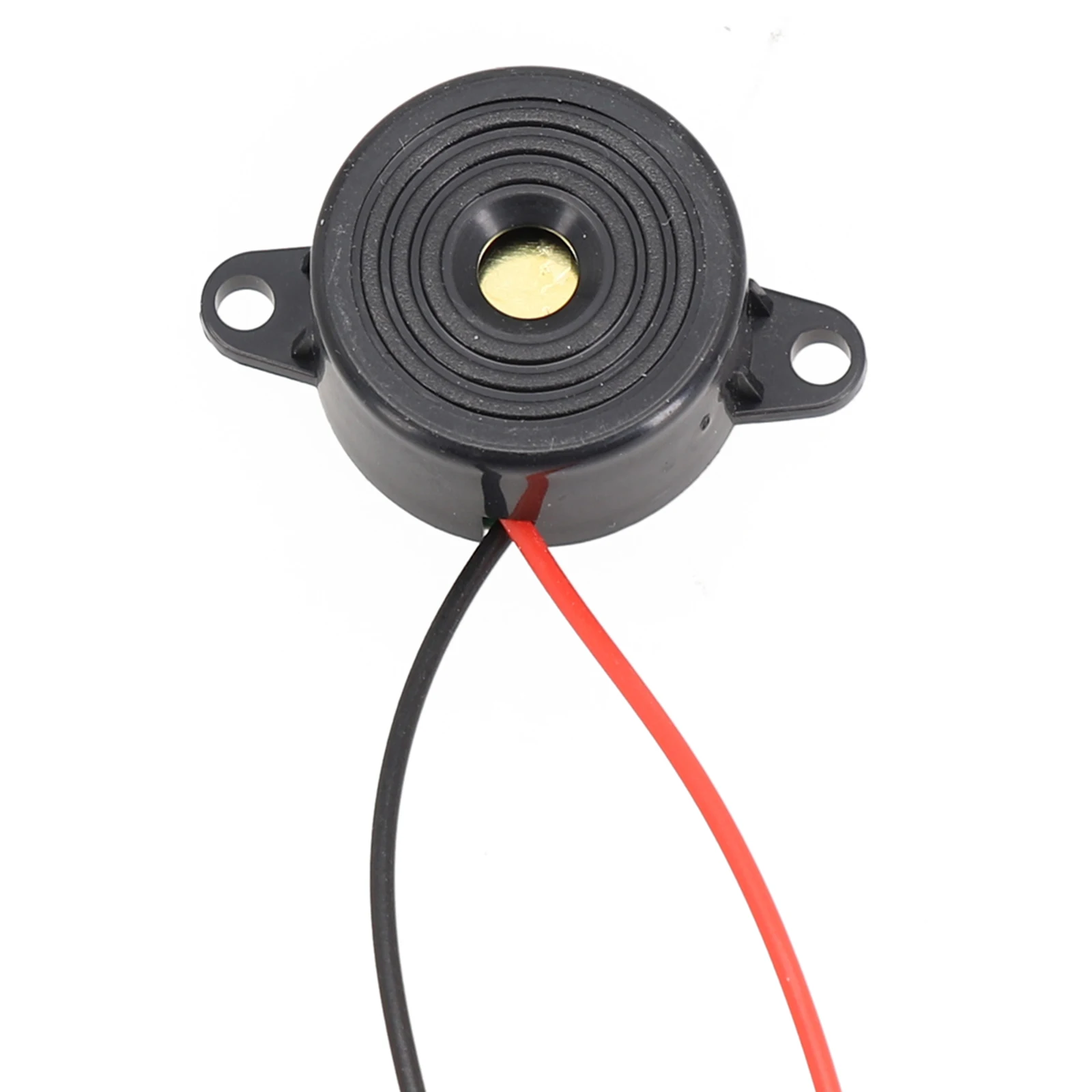 Electric Buzzer Alarm Horn Parts Siren Speaker 12V DC Automobile Backup Alarm Horn Black Fits Most Displays Convenient