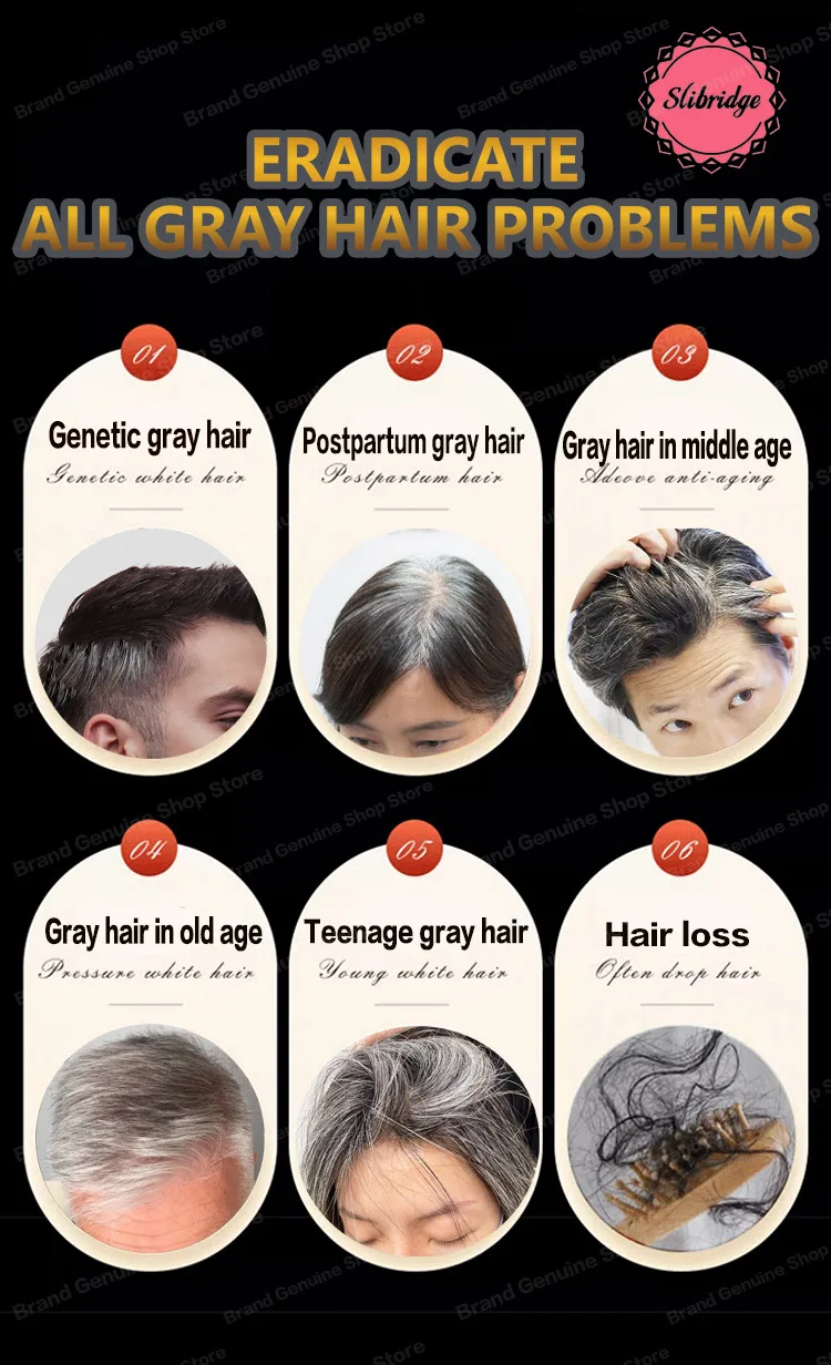 Description Picture 3 of itemAnti Gray Hair Serum Remedy White Darkening